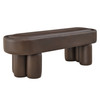 Mossi 52-Inch Oval Vegan Leather Bench by Modway / EEI-7532