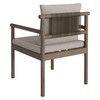 Eleni Outdoor Patio Teak Wood Rope Dining Chair by Modway / EEI-7561
