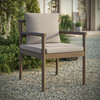 Eleni Outdoor Patio Teak Wood Rope Dining Chair by Modway / EEI-7561