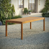 Eleni 89-Inch Outdoor Patio Teak Wood Dining Table by Modway / EEI-7562