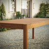 Eleni 89-Inch Outdoor Patio Teak Wood Dining Table by Modway / EEI-7562