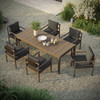 Eleni 7 Piece Outdoor Patio Teak Wood Dining Set by Modway / EEI-7563