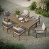 Eleni 7 Piece Outdoor Patio Teak Wood Dining Set by Modway / EEI-7563