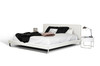 Queen Modrest Ramona Modern White Leatherette Bed / VGJY-4016-WHT-BED-Q