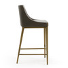 Fairview - Contemporary Grey + Brass Counter Stool / VGGA-6947CH-C-GRY-CS