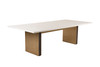 Auer - White Marble & Gold Dining Table / VGGM-DT-VALDERA-DT