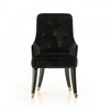Larissa Modern Black Fabric Dining Chair / VGUNCC016-BLK-1