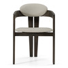 Thorne Light Grey and Dark Grey Arm Dining Chair / VGCS-ACH-21087