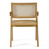 Aurora Modern Light Rattan and Natural Ash Dining Arm Chair / VGCS-ACH-21026