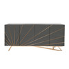 Katzu- Modern Grey and Rose Gold Buffet / VGVC-G2127-GRY