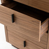 Chelton- Contemporary Walnut and White Ceramic Chest / VGHB-402W-CT