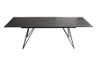 Bobby - Modern Black Ceramic Extendable Dining Table / VGYF-DT8936-BLK-DT