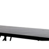 Bobby - Modern Black Ceramic Extendable Dining Table / VGYF-DT8936-BLK-DT