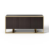 Modern Fauna Wenge and Brass Buffet / VGBB-BN-2M-BWB-BUF