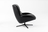 Theo - Modern Black Leather Accent Chair / VGKK-KFA1099-BLK-CH