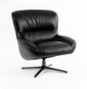 Theo - Modern Black Leather Accent Chair / VGKK-KFA1099-BLK-CH