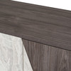 Cairo - Modern Grey Elm and White/Grey Marble Pattern Buffet / VGAC-CAIRO-GR-BF