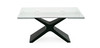 Adler - Modern Black Glass Extendable 63"/94.5" Dining Table / VGYF-DT8941-BLK-DT