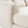 Fleury - Contemporary Cream Fabric and Walnut RAF Sectional Sofa / VGCS-21073-S-CW-RAF