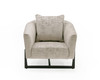 Forbis - Contemporary Grey Fabric Accent Chair / VGCS-FORBIS-GB