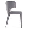 Lucero - Modern Grey Velvet Arm Dining Chair / VGYF-DC1021-GV