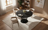 Conroy - Modern Black Round Dining Table / VGFH-0259917-BB-BLK-DT