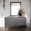 Diana - Modern Grey Ash Mirror / VGMABR-132-MIR