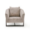 Forbis - Contemporary Light Grey Fabric Accent Chair / VGCSFORBIS-LGB-CH