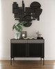 Casper Modern Mid Century Black Oak Buffet / VGDW-J9696-BLK