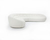 Yolonda - Off-White Fabric Sectional Sofa / VGEV-2126B-WHT-SECT