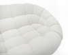Yolonda - Off-White Fabric Sectional Sofa / VGEV-2126B-WHT-SECT