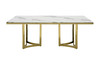 Loomis - White Marble & Gold Dining Table / VGZAT1301