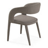 Faerron - Modern Grey Leatherette Dining Chair / VGEUMC-7182CH-GRY