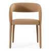 Faerron - Modern Tan Leatherette Dining Chair / VGEUMC-7182CH-TAN