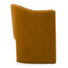 Danube - Modern Burnt Orange Fabric Dining Chair / VGEUMC-9704CH-A-ORG