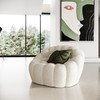 Yolonda - Modern Curved Off-White Fabric Sofa Set / VGEV2126C-SET-C-00