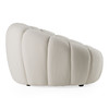 Yolonda - Modern Curved Off-White Fabric Chair / VGEV2126C-CHR-C-00