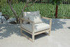 Calm - Outdoor Grey + Acacia Sofa Set / VGATRASF-229