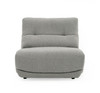 Basil - Modern Grey Fabric Large Electric Recliner Chair / VGSX-22056-RCLNR-LRG-SLATE