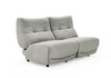 Basil - Modern Grey Fabric Small Electric Recliner Chair / VGSX-22056-RCLNR-SML-SLATE