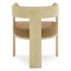 Osaka - Modern Natural Ash + Rust Fabric Dining Chair / VGCS-LC-22085