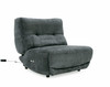 Basil - Modern Dark Grey Fabric Large Electric Recliner Chair / VGSX-22056-RCLNR-LRG-EMBONY