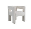 Drea - Modern White Fabric Dining Chair / VGEUMC-9653CH-A-WHT