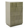 Nixa - Modern Wide Birch + Brushed Bronze Chest / VGVC-J1909-5H-L-BIR