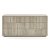 Roma - Modern Faux Travertine + Gold Dresser / VGAN-ROMA-DRS