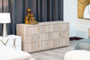 Roma - Modern Faux Travertine + Gold Dresser / VGAN-ROMA-DRS