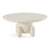 Gabby - Contemporary White Round Coffee Table / VGOD-LZ-327-WHT