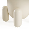 Gabby - Contemporary White Round Coffee Table / VGOD-LZ-327-WHT