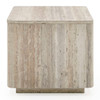 Roma - Modern Faux Travertine Square End Table / VGAN-ROMA-ET
