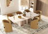 Roma - Modern Travertine Rectangular Dining Table / VGAN-ROMA-DT